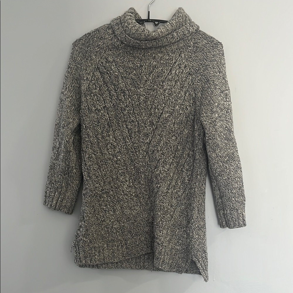 Dynamite Cozy Gray Turtleneck Sweater